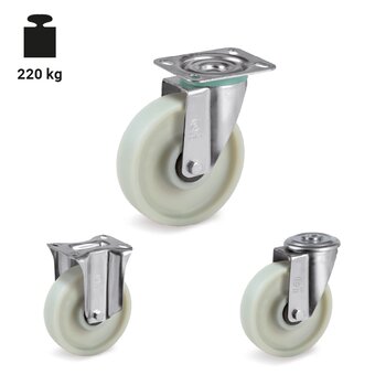 TR-68FV-NL-Wheels with standard duty brackets